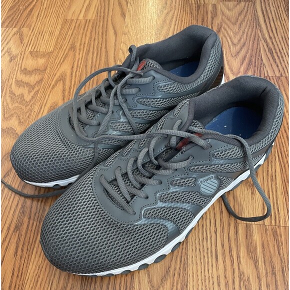 K-Swiss Athletic Shoes (Men’s Size 14) • Gray Mesh • Sneakers • EUC - Picture 2 of 6